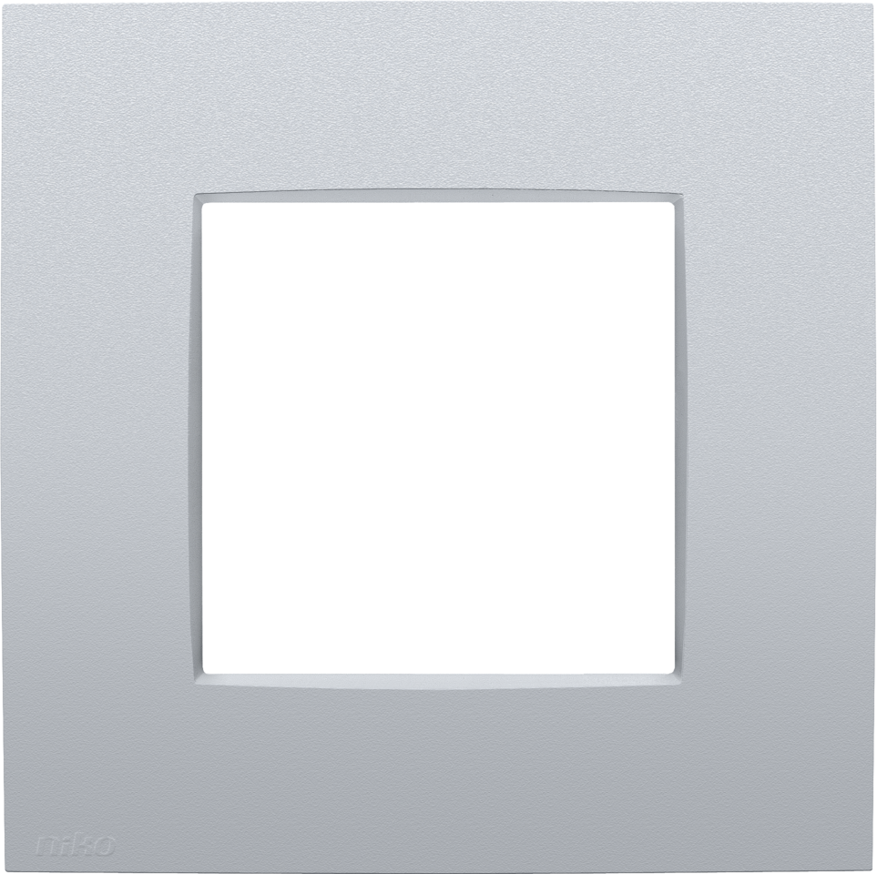 Niko Intense Sterling Coated Afdekraam 1-voudig HV zilver 132-76100 afbeelding 2